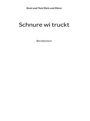 cover image of Schnure wi truckt
